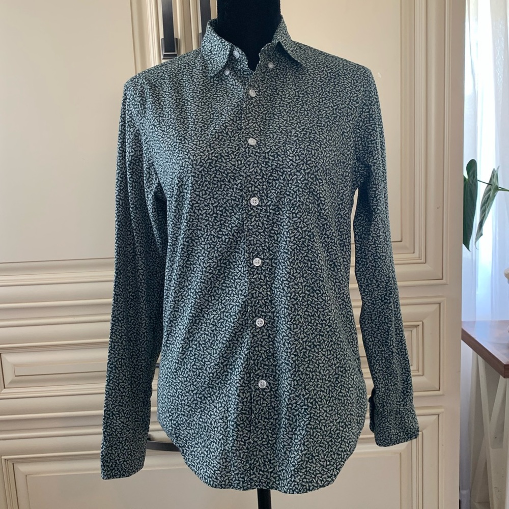 J. Crew foliage print slim fit shirt 👕